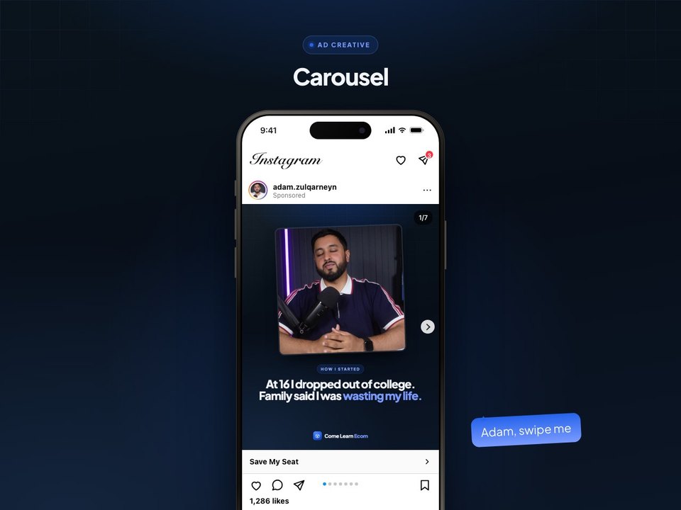 Carousel preview