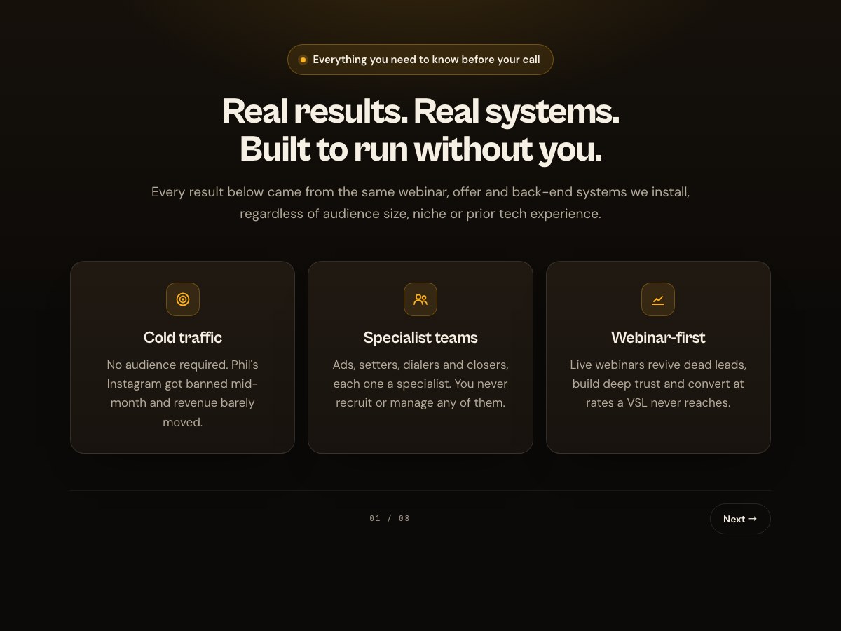 Real results, real systems preview