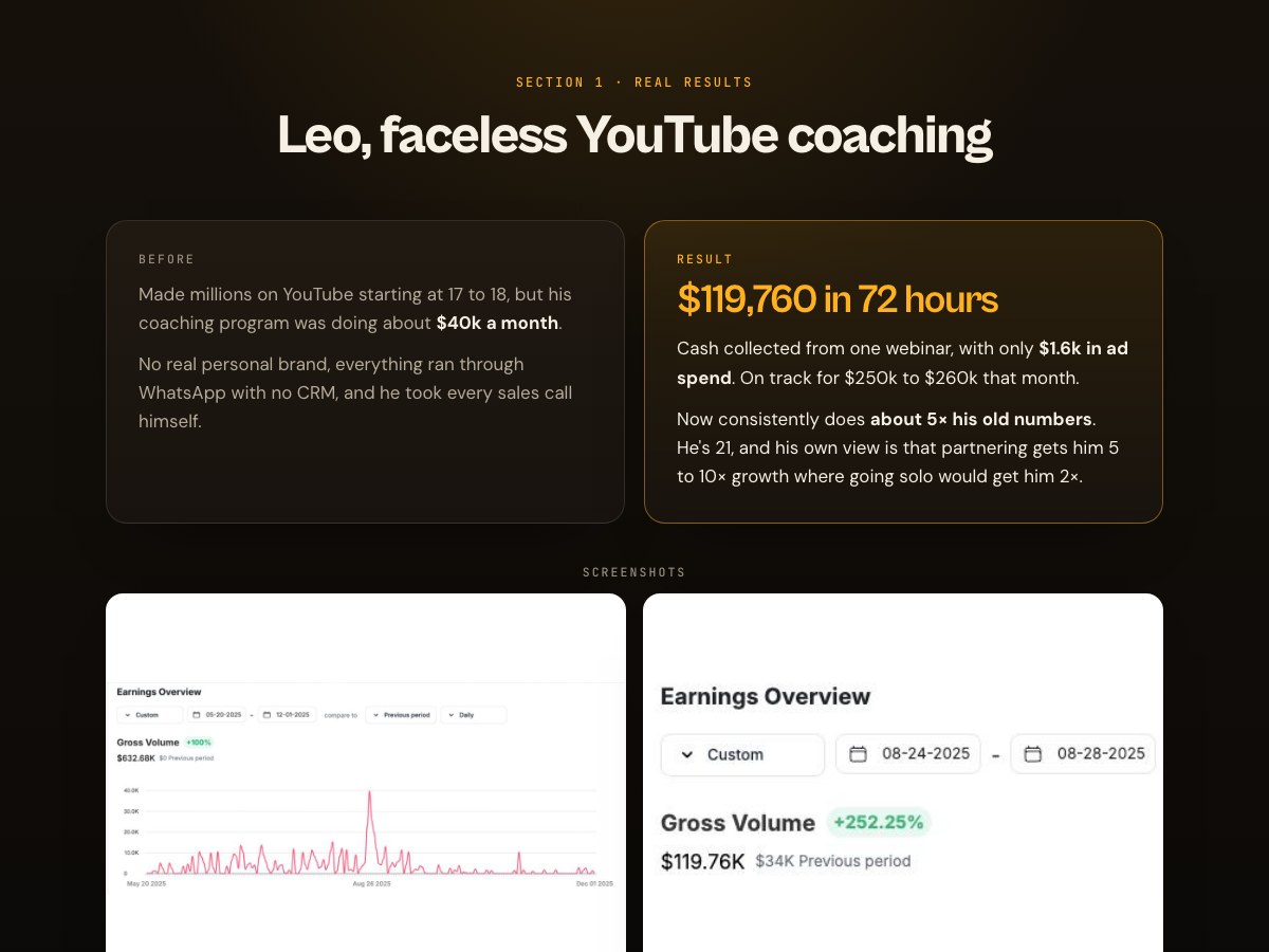 $119,760 in 72 hours preview