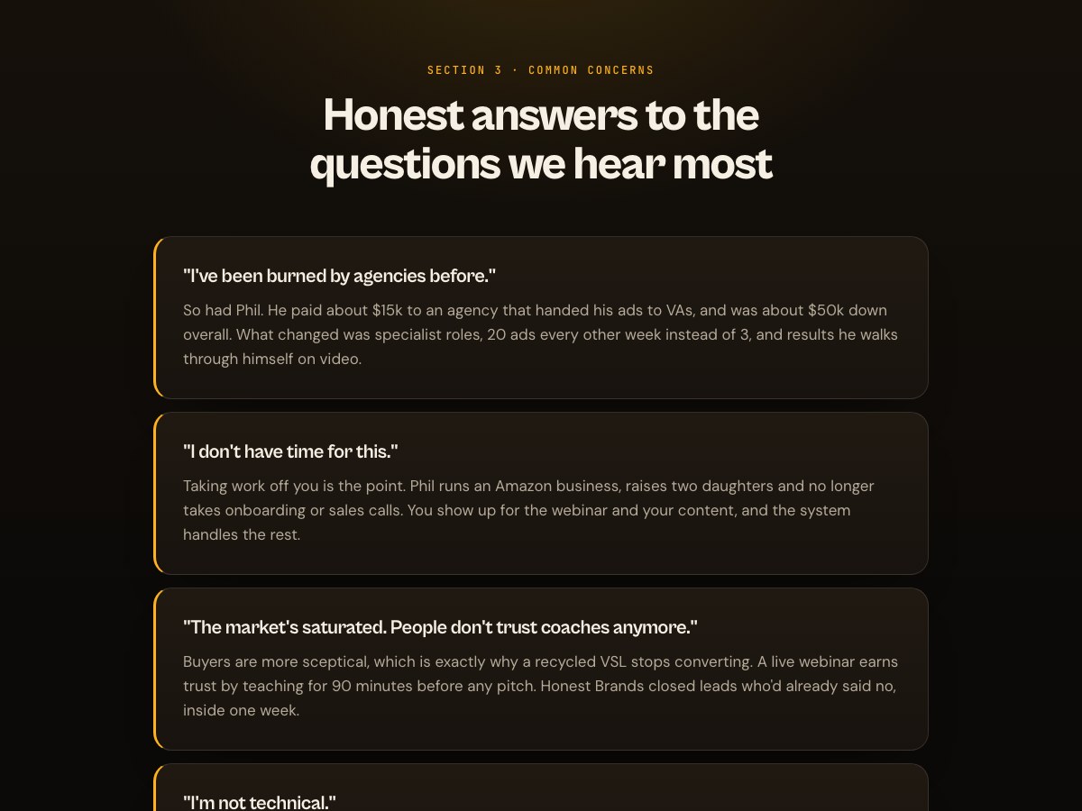 Honest answers preview
