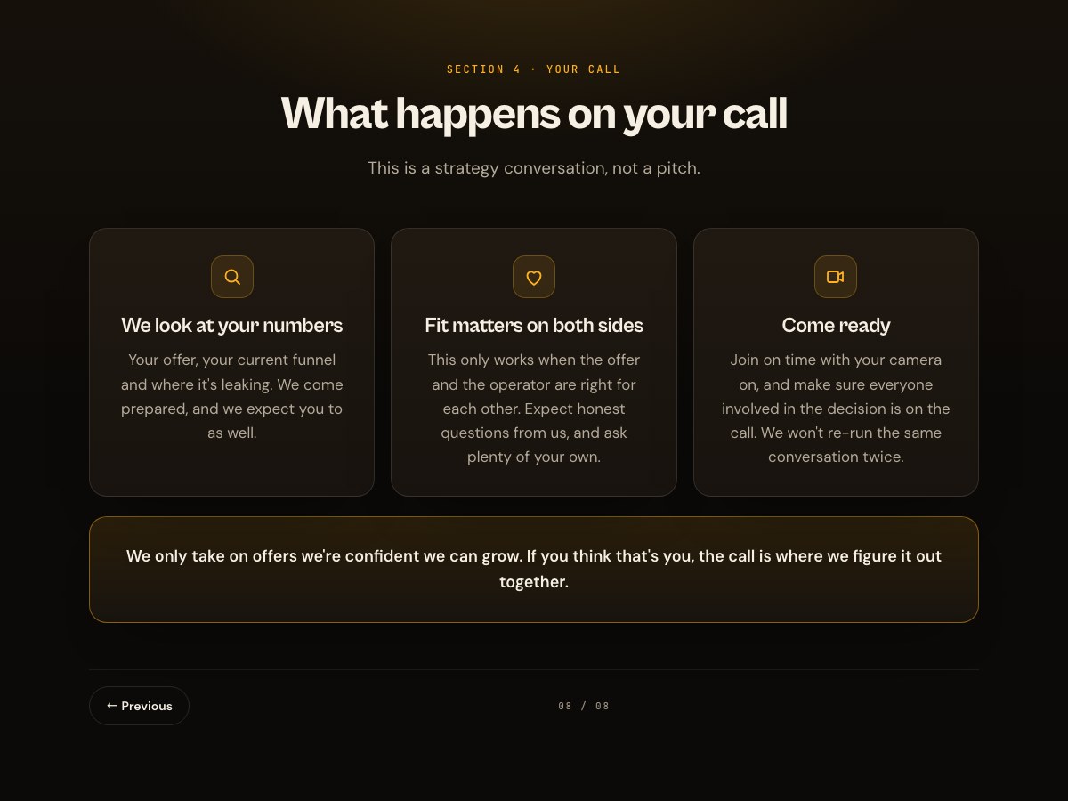 What happens on your call preview