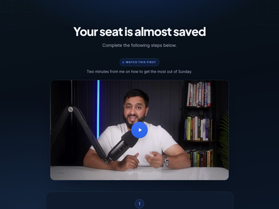 Thank-you page preview